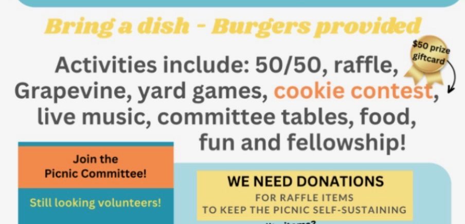 2026 District 1 Picnic September 27 Veterans Park Fayetteville